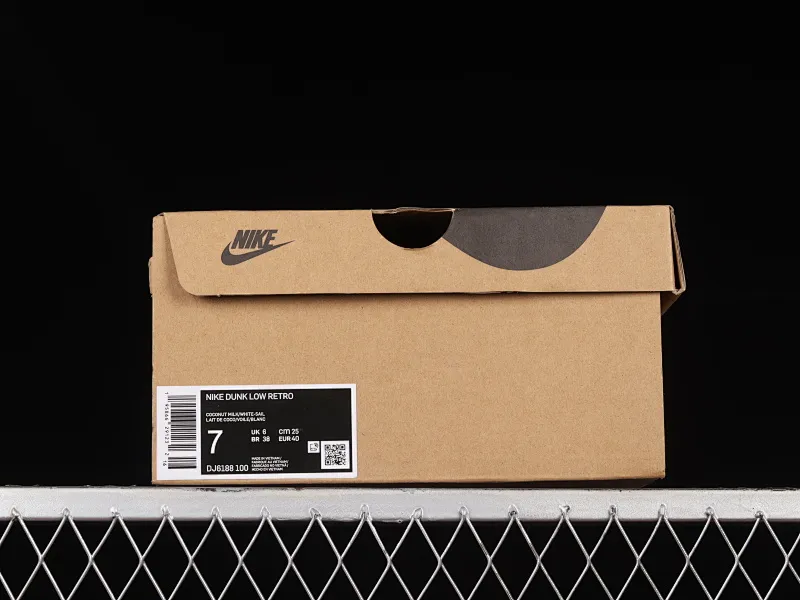 All Categories Nk SB Dunk Series Nk SB Dunk Low Low-top Sneakers Nk Dunk Low "Coconut Milk" Mocha Brown Customized version of deconstructed strap casual sneakers DJ6188-100